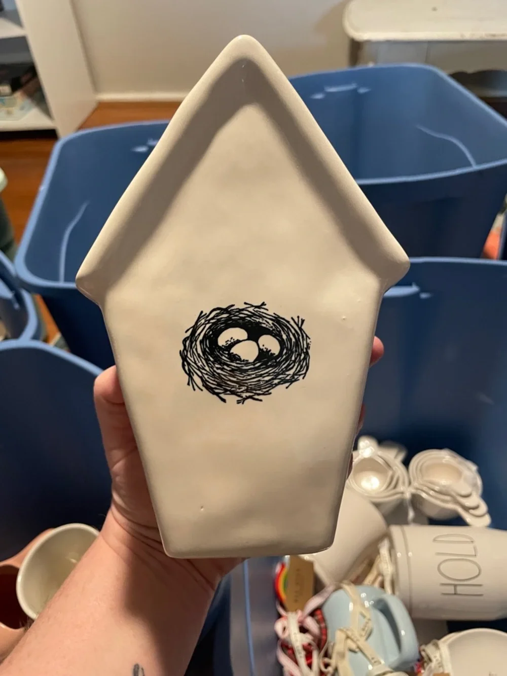 Rae Dunn cream ceramic