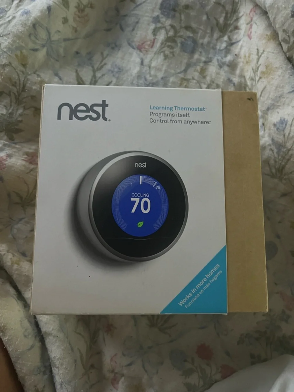 Nest Thermostat Model 02A 2nd Gen Wifi Programmable Learning Black/Silver