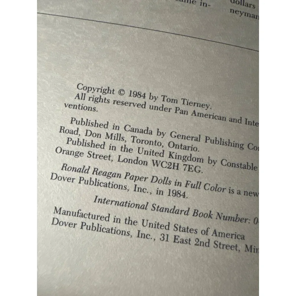 Tom Tierney collectible book