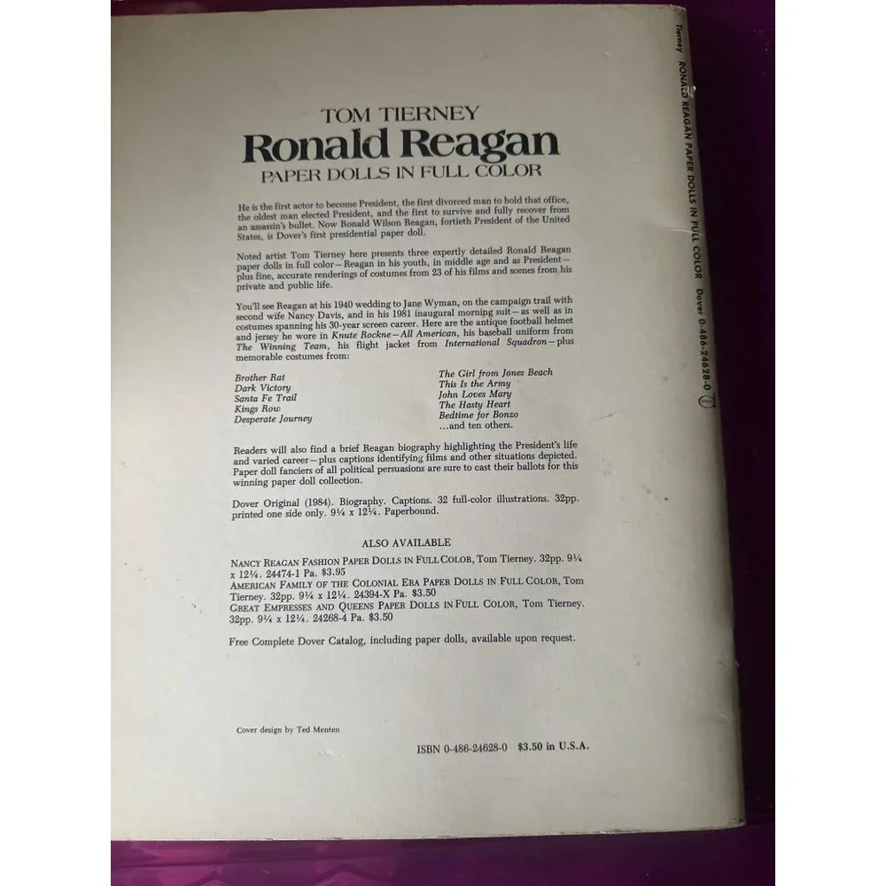 Tom Tierney collectible book