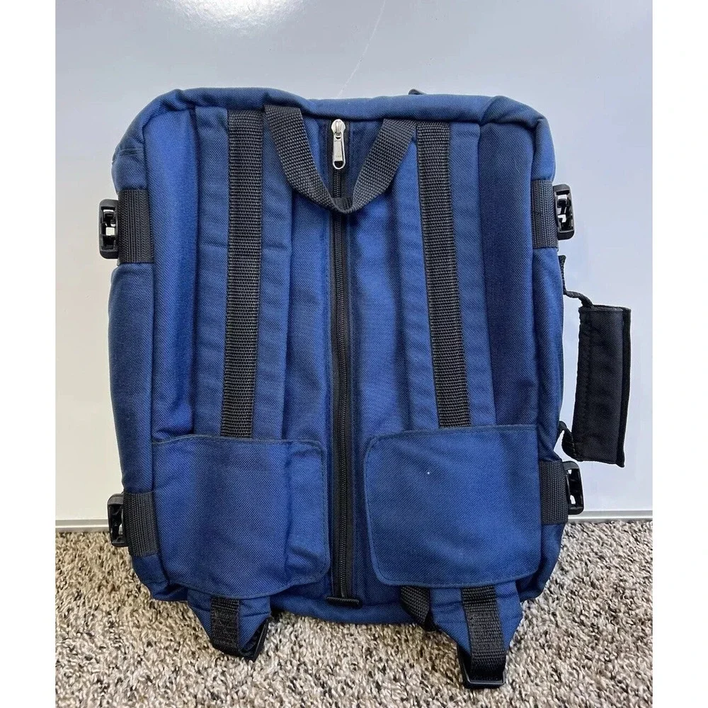 CLUB GLOVE PiggyBack II / 3 in 1 Detachable Rolling Duffel with‎ Backpack / Blue