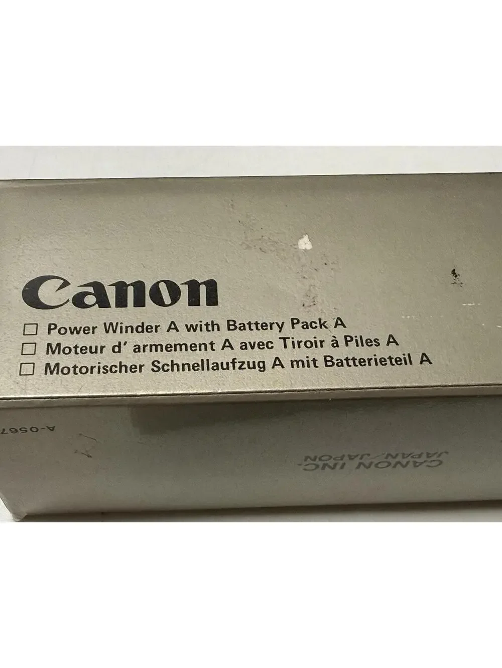 Canon Power Winder A for AE-1 AE-1P A-1 AV-1 Tested 557211 from Japan W/ Box