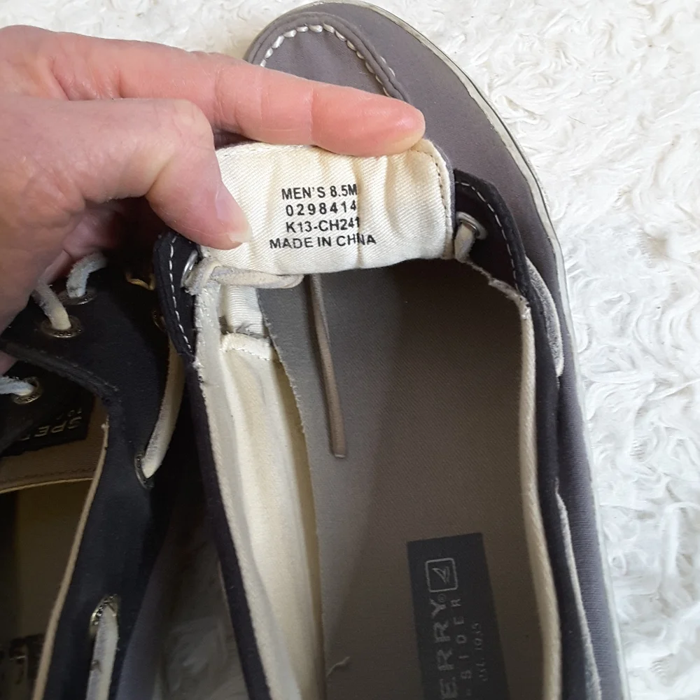 Sperry mens gray