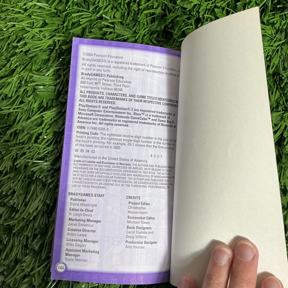 BradyGames next pages