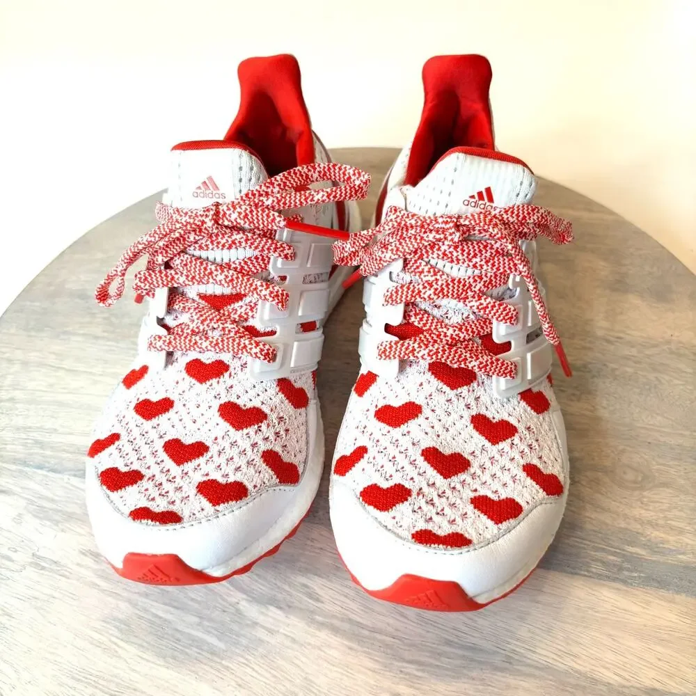 Adidas Ultra Boost 1.0 Valentine’s Day Hearts Holiday JR5845 Women's Size 6.5