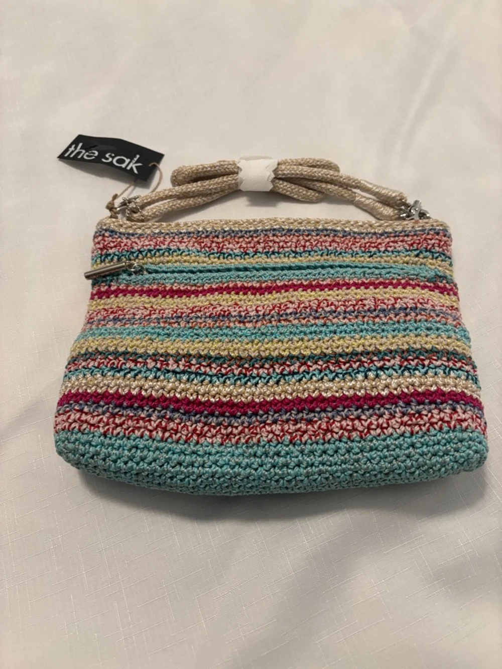The Sak hand crocheted