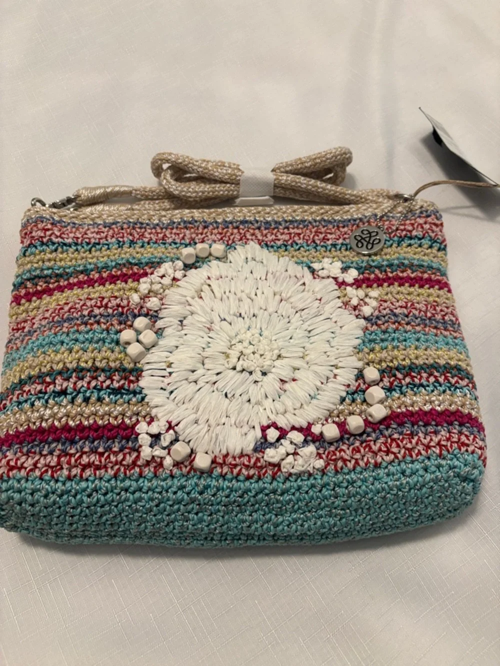 The Sak hand crocheted