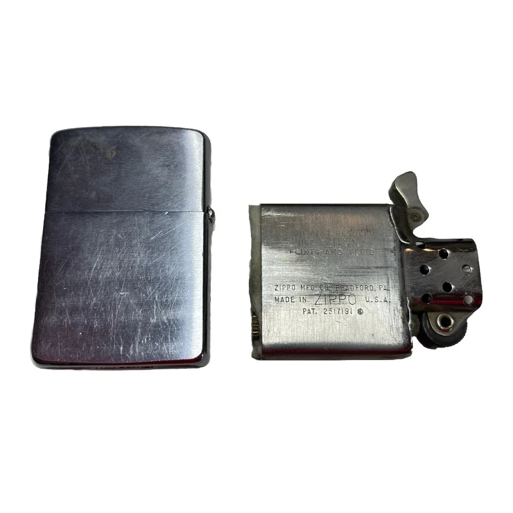 Zippo‎ lighter vintage Pat. 2517191 Bradford PA 4i