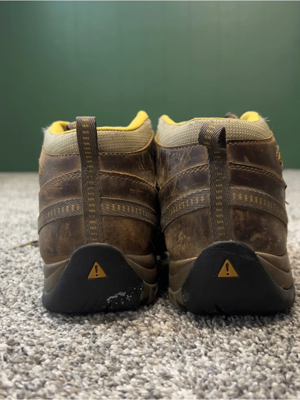KEEN Brown and Tan Waterproof Men's Hiking Boots