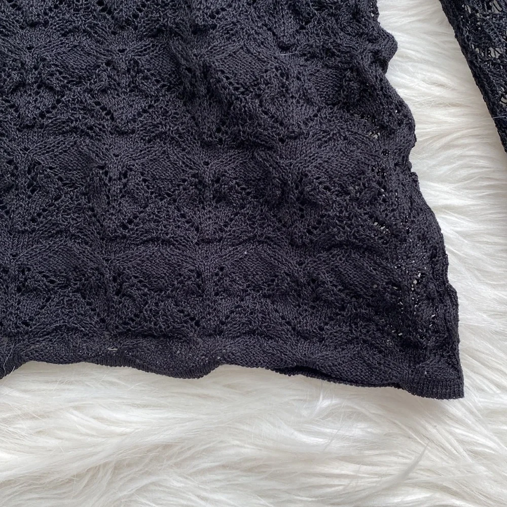 Zara | Sheer Knit Long Sleeve