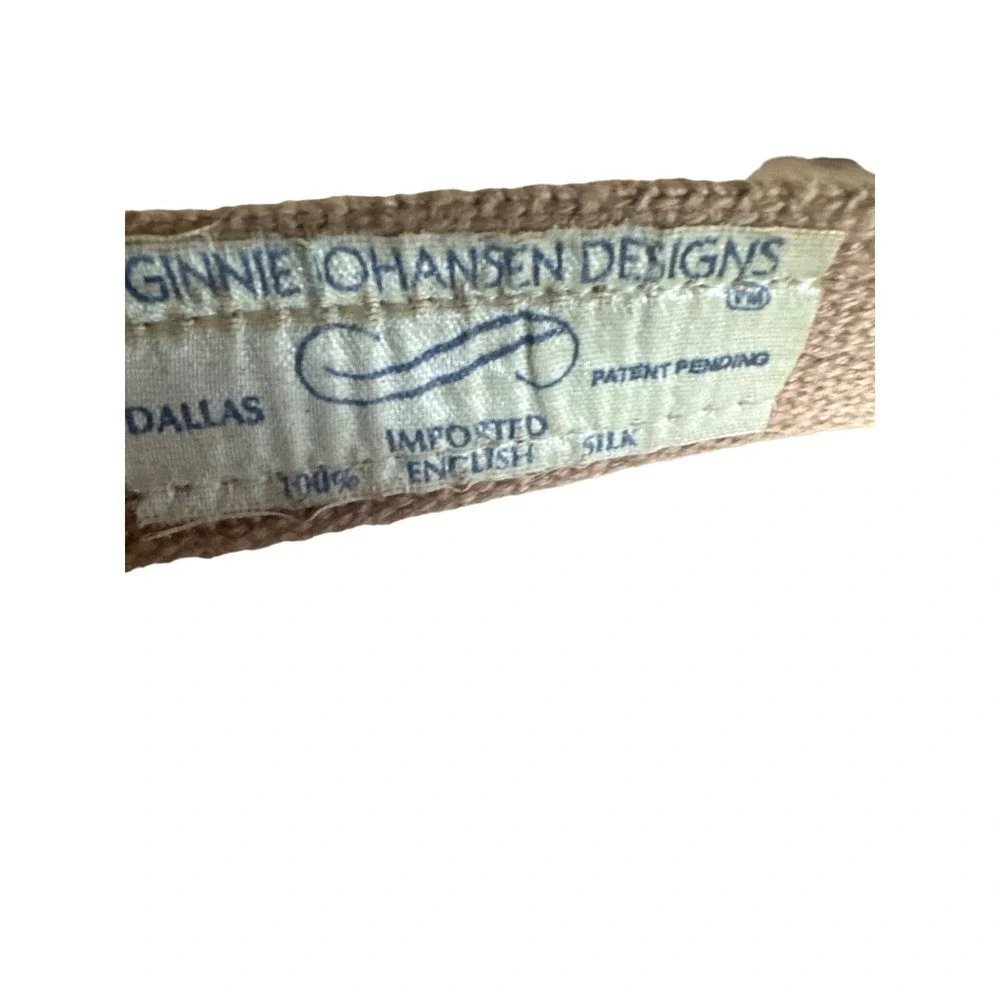 Ginnie O'Hansen Designs Belt Adjustable Stretch Interlock Red Blue Paisley Youth
