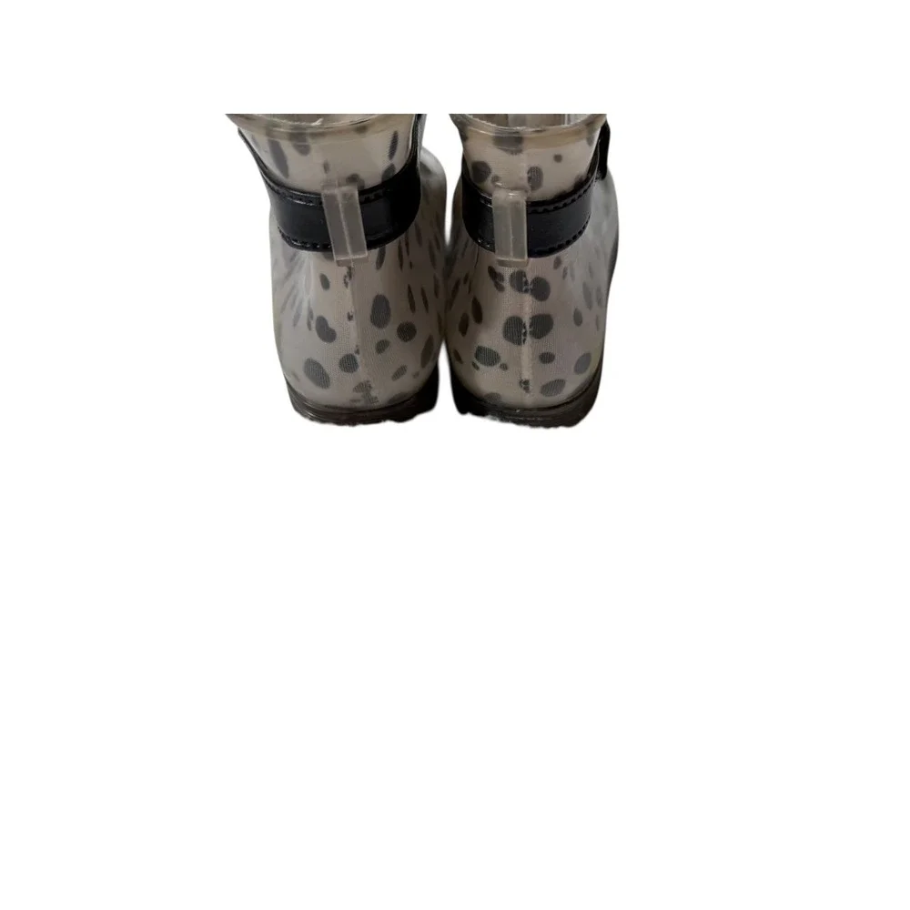 Kidcore Hello Kitty Sanrio Grendene Kids Rain Boots 9 Grey Dalmatian Jelly Shoes