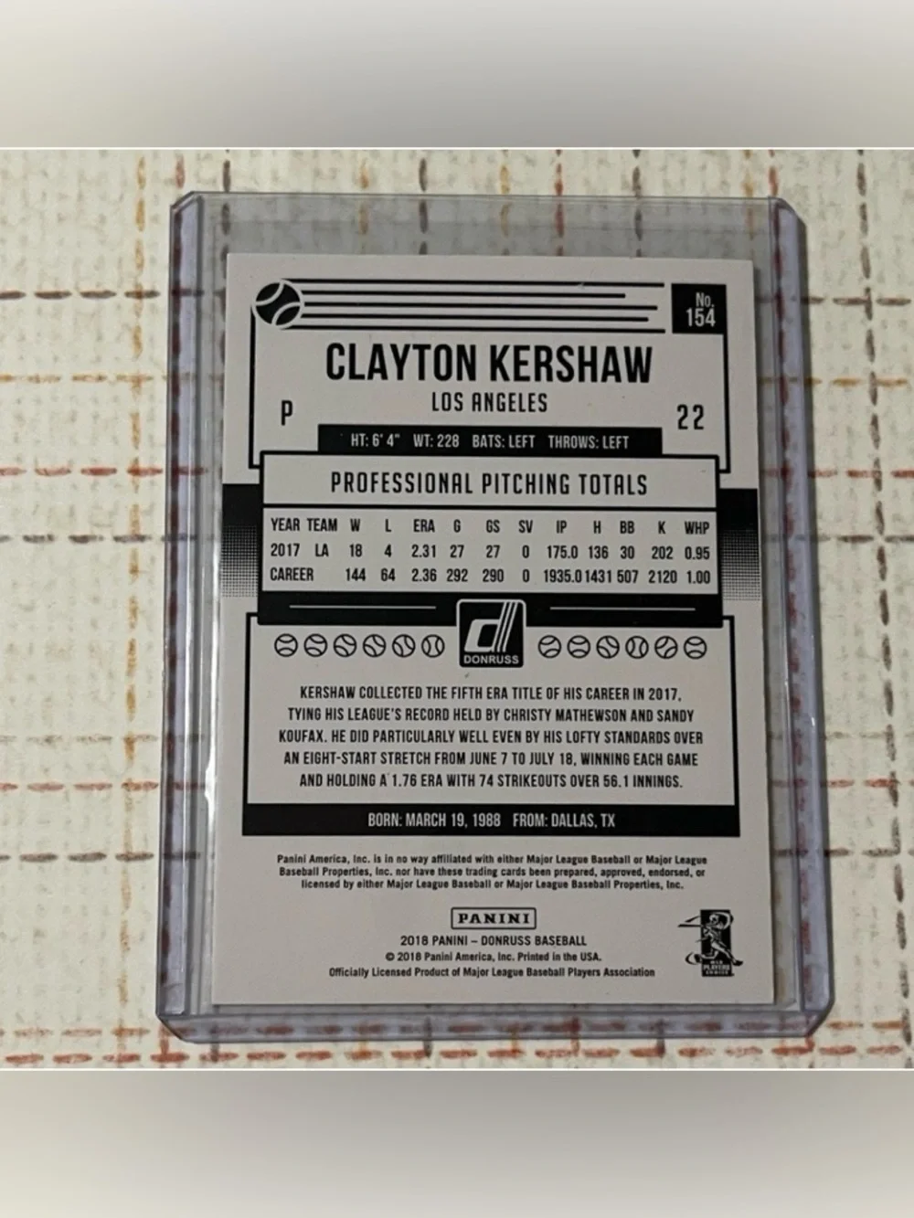 Donruss num 26