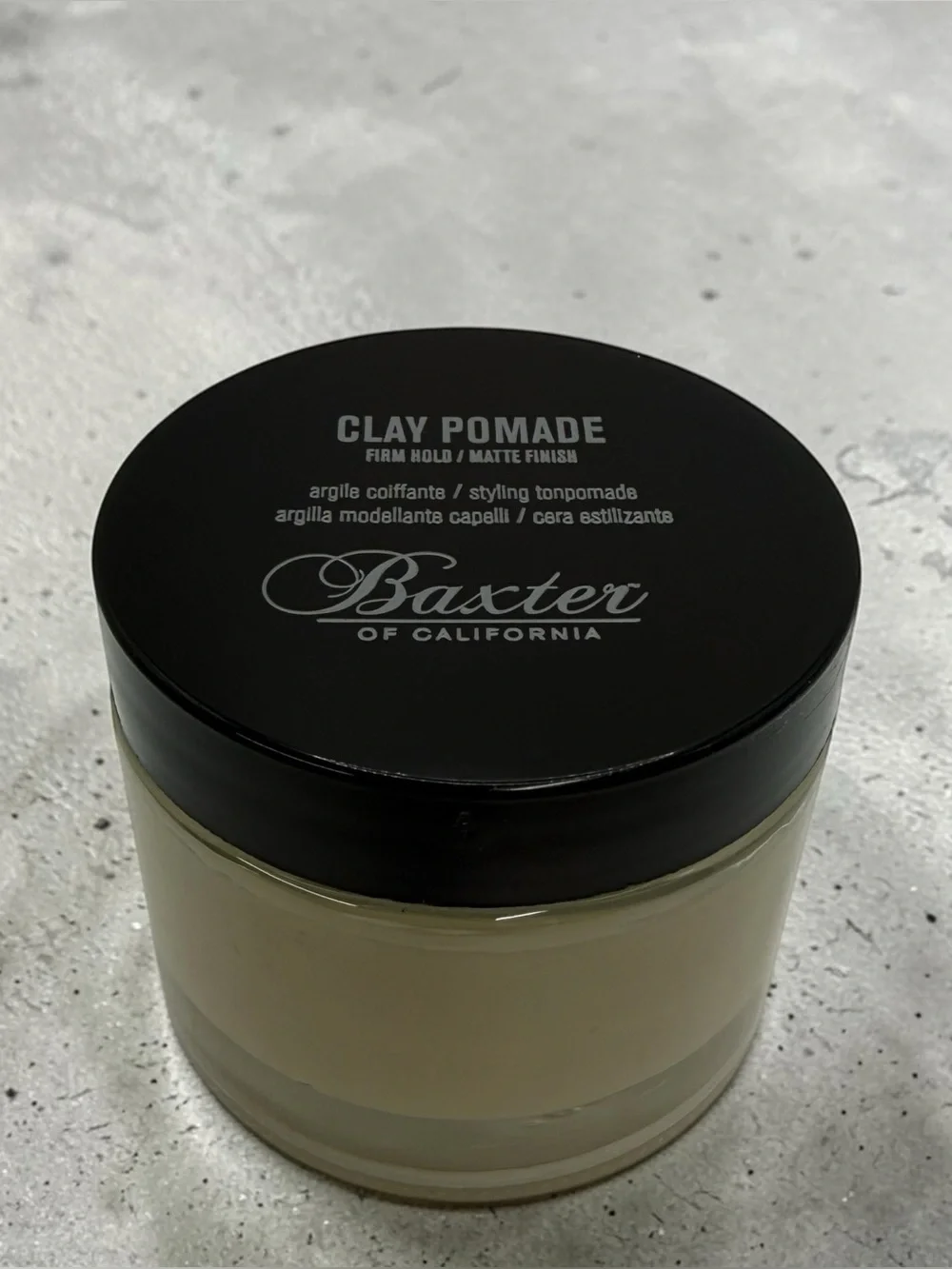 Baxter of California Clay Pomade 2oz Strong Hold Matte Finish Men’s Hair Styling