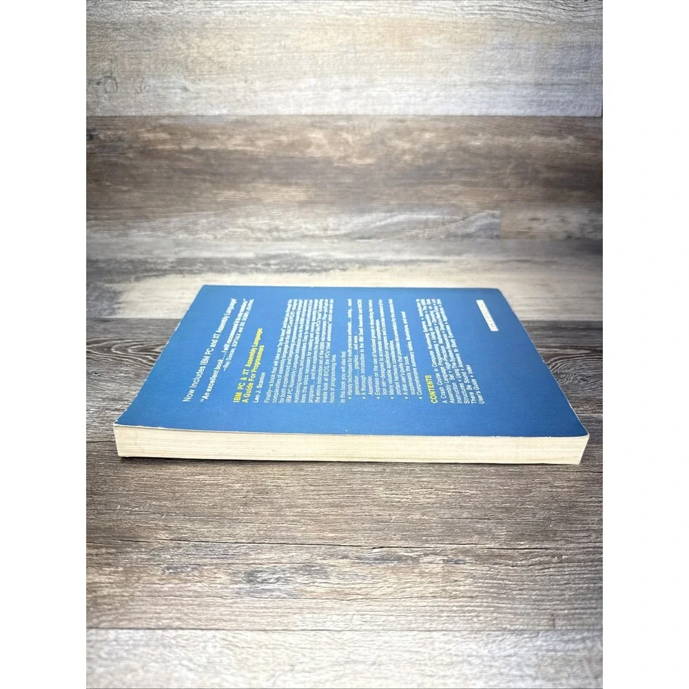 IBM PC Assembly Language a Guide for Programmers by Leo J. Scanlon 1983 SC