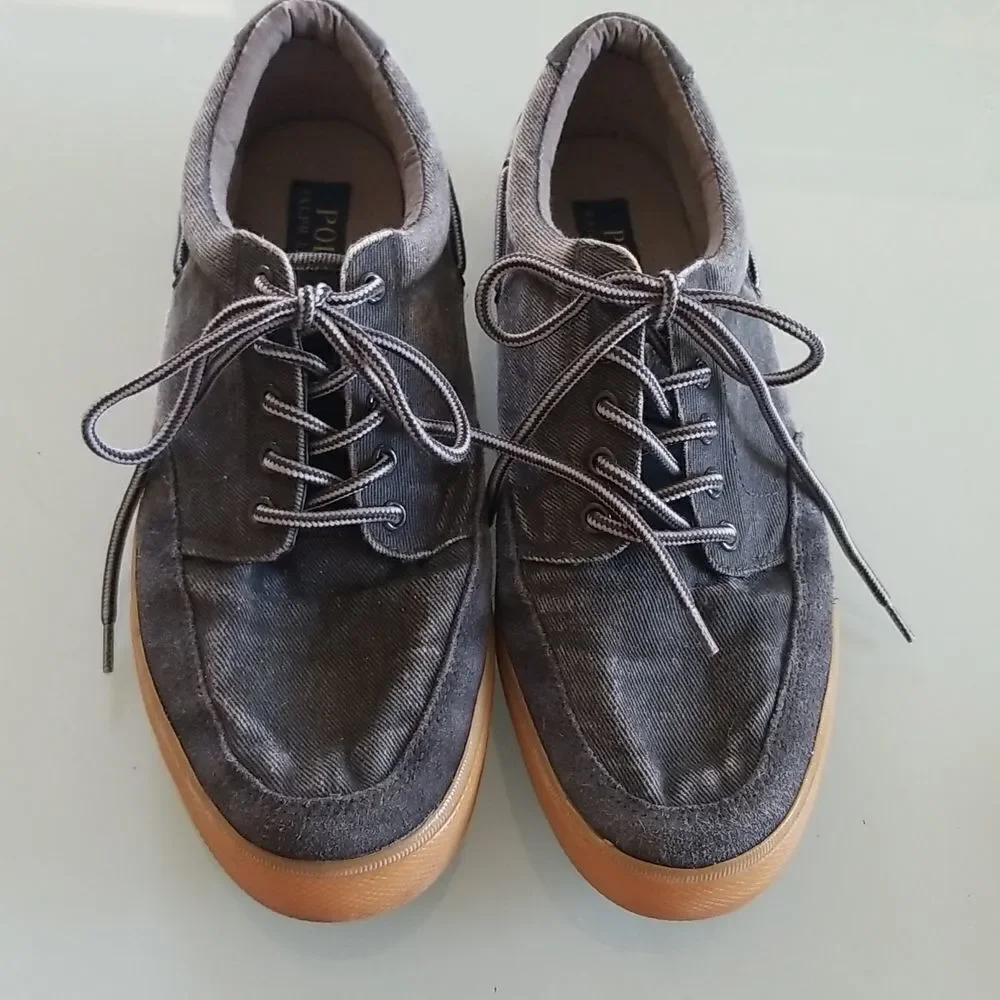 POLO Ralph Lauren Distressed Denim Deck Shoes