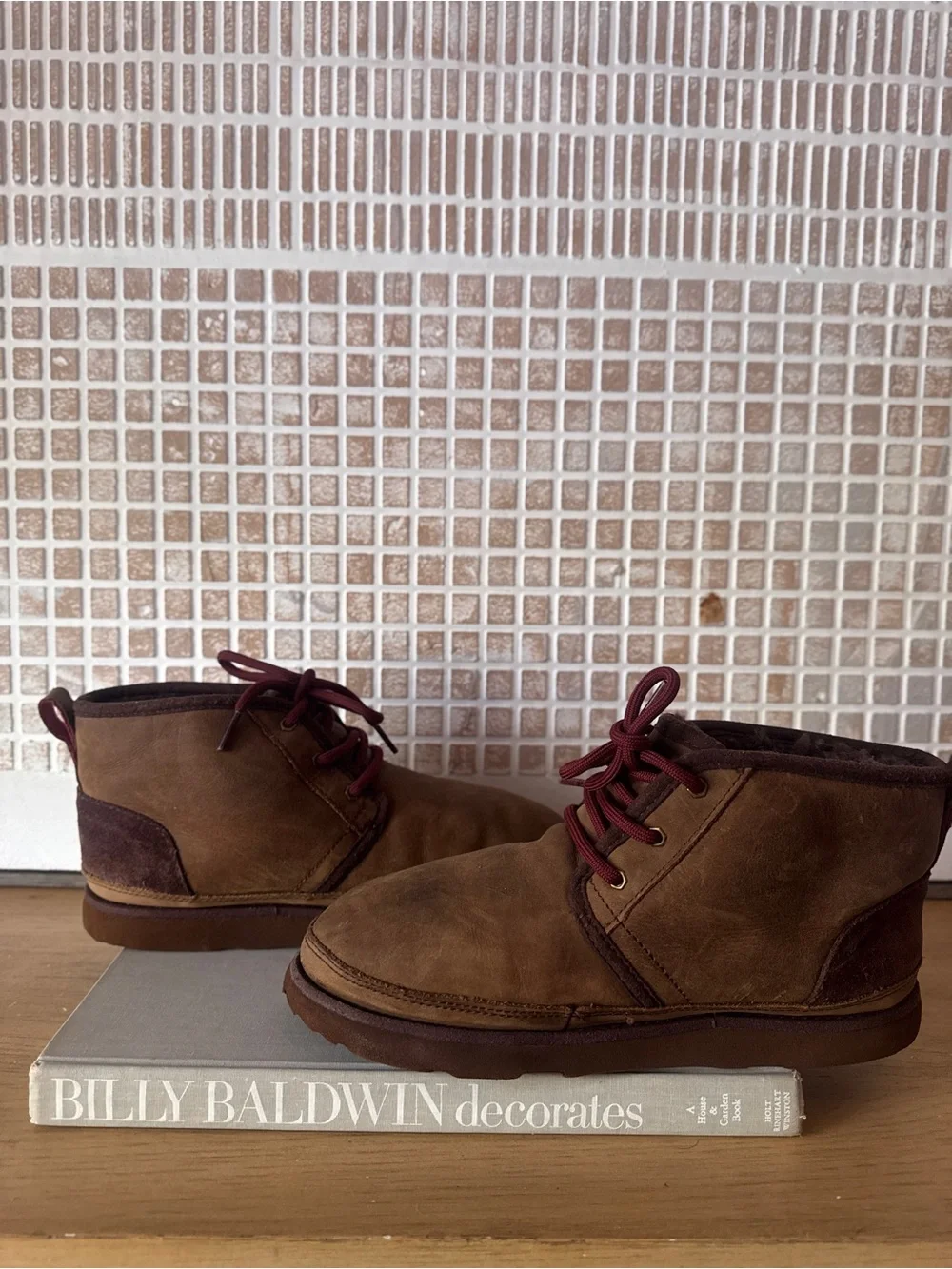 UGG Kids' Neumel II Waterproof Grizzly Boots - Size 5
