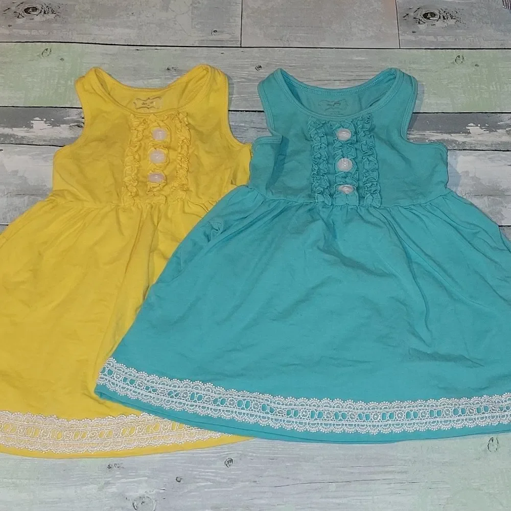 Sew Sassy Girls Dress Lot sz 2T