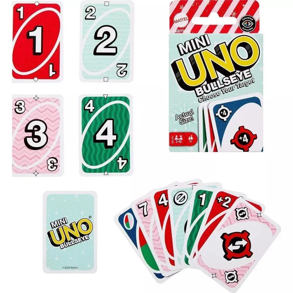 Mini UNO Bullseye Card Game Target
