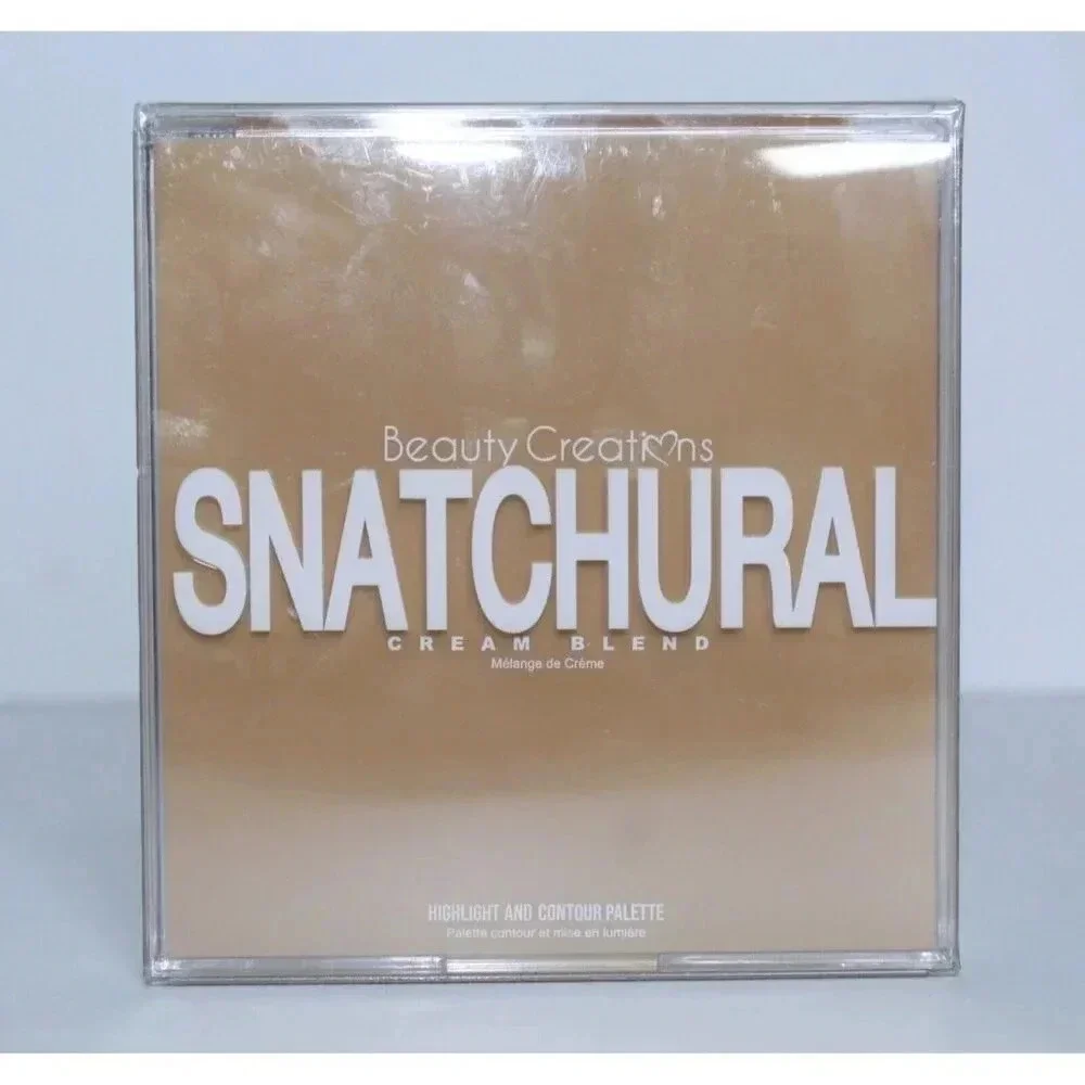 Beauty Creations Snatchural Cream Blend Highlight & Contour Palette Sand, NIB‎