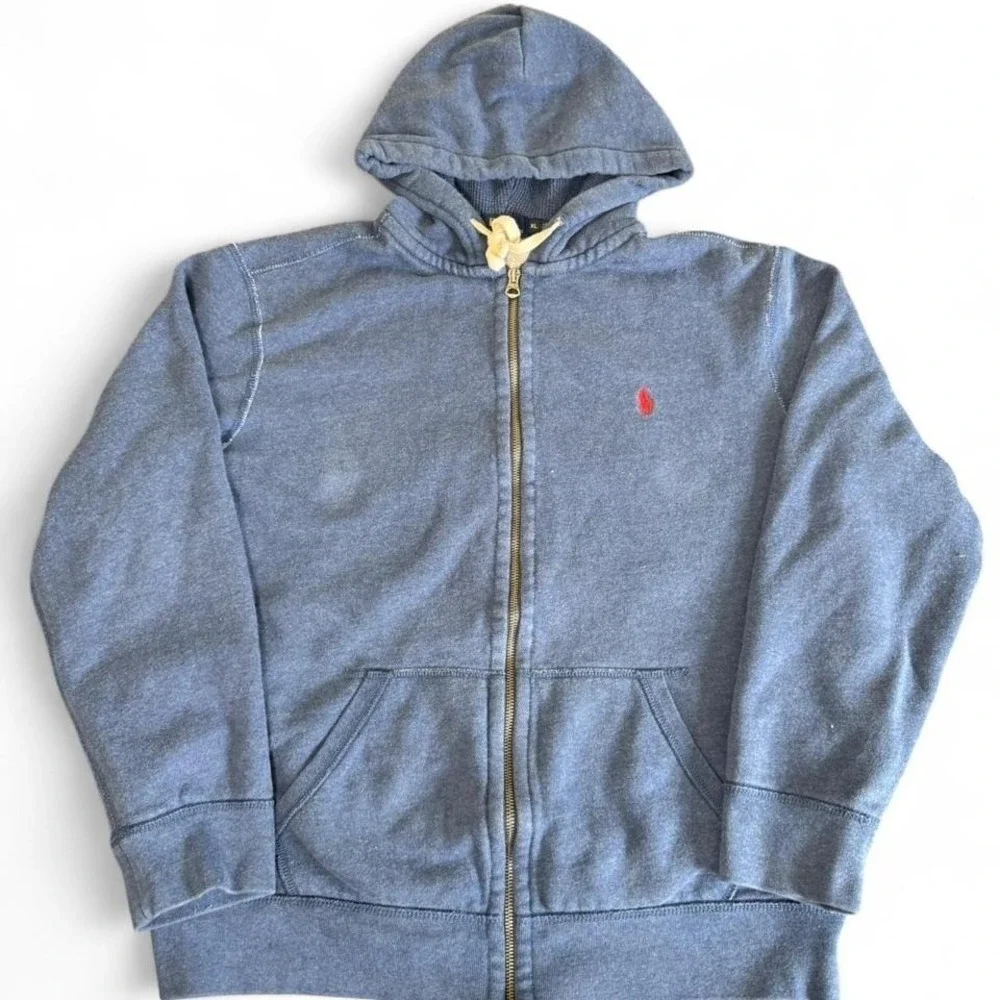 Navy blue Polo Ralph Lauren zip up hoodie