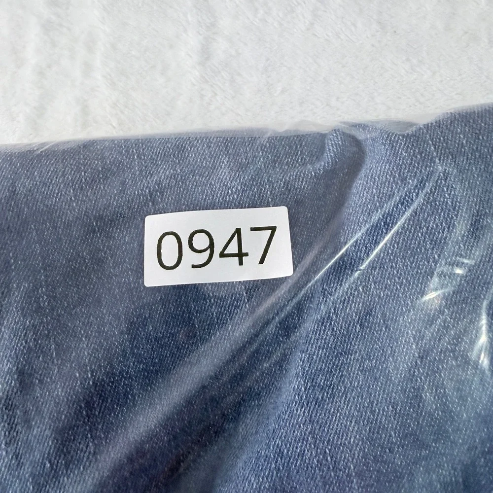 Nicole Miller New York Jeans SOHO High Rise Ankle Skinny Blue Distressed Size 12