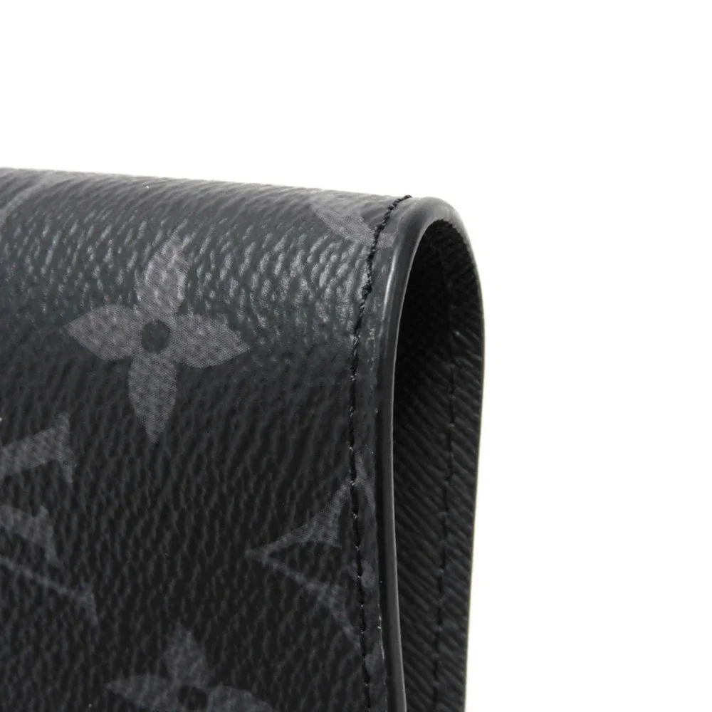 LOUIS VUITTON Second Bag Porto Document Frank GM Black Case Monogram Eclipse