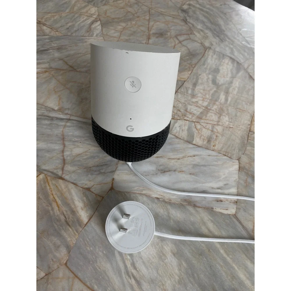 Google Home Smart Speaker White Black Voice Activated Assistant H0A