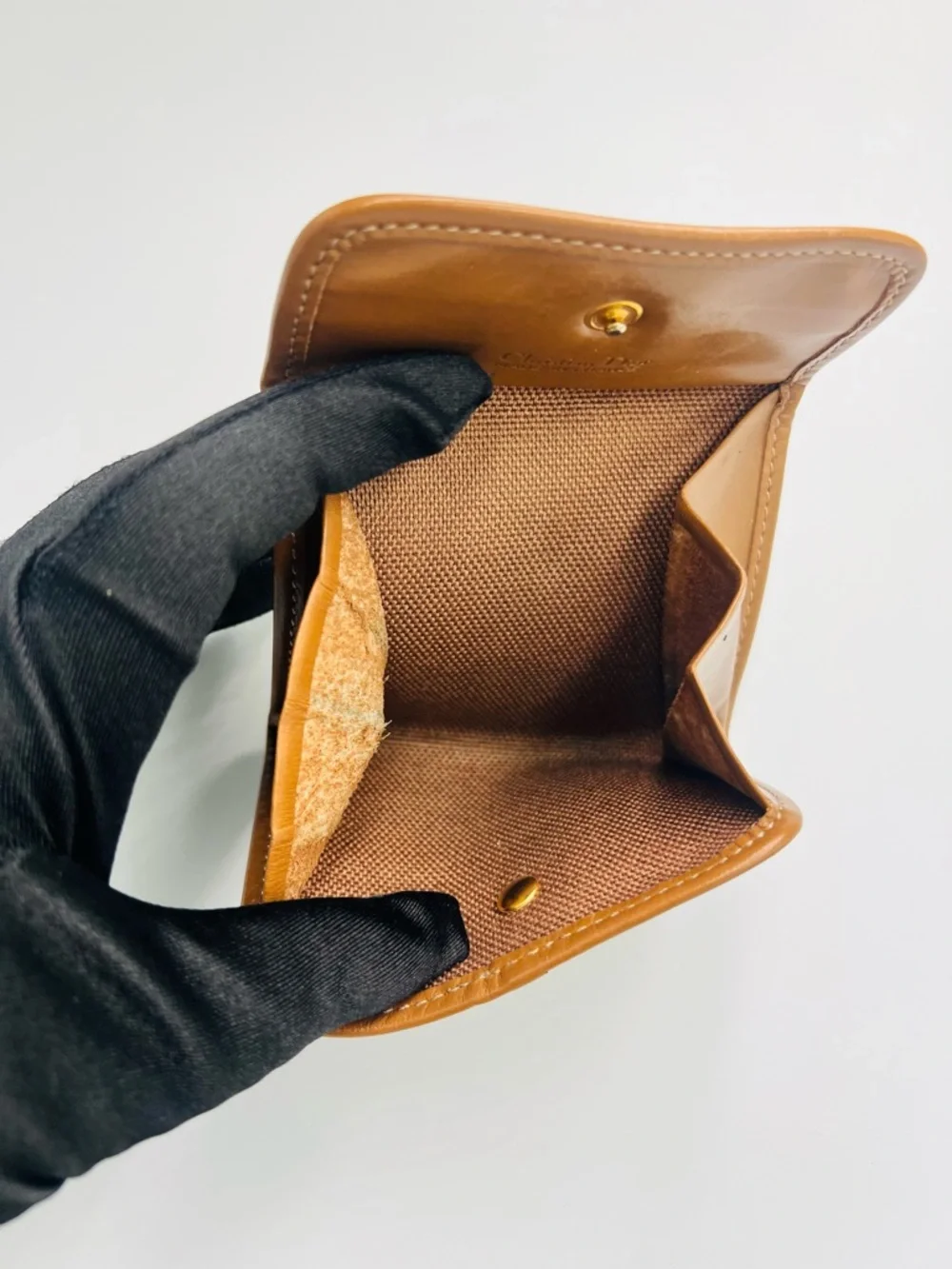 Dior compact wallet