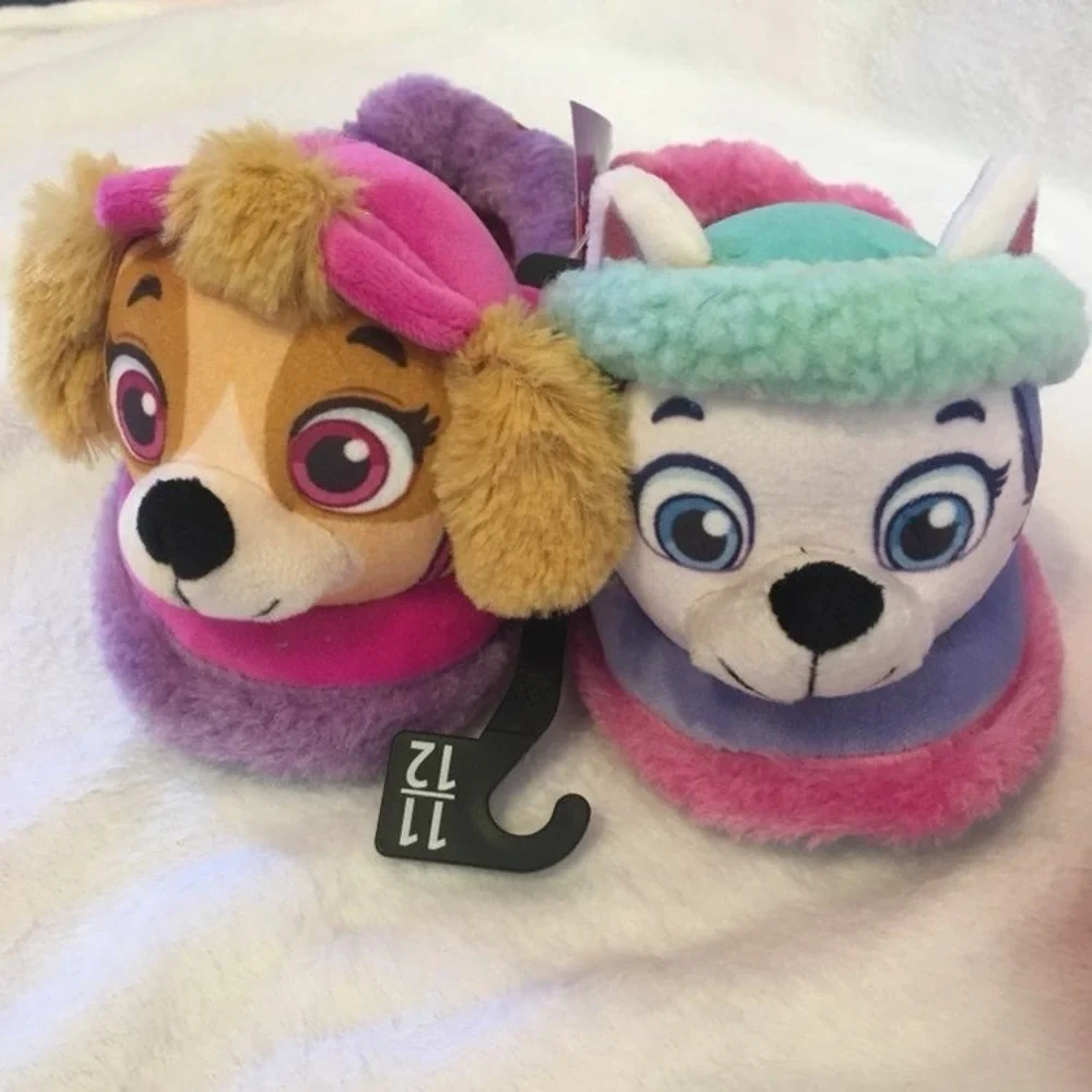 PAW‎ PATROL Girls slippers size 7/8 NWT