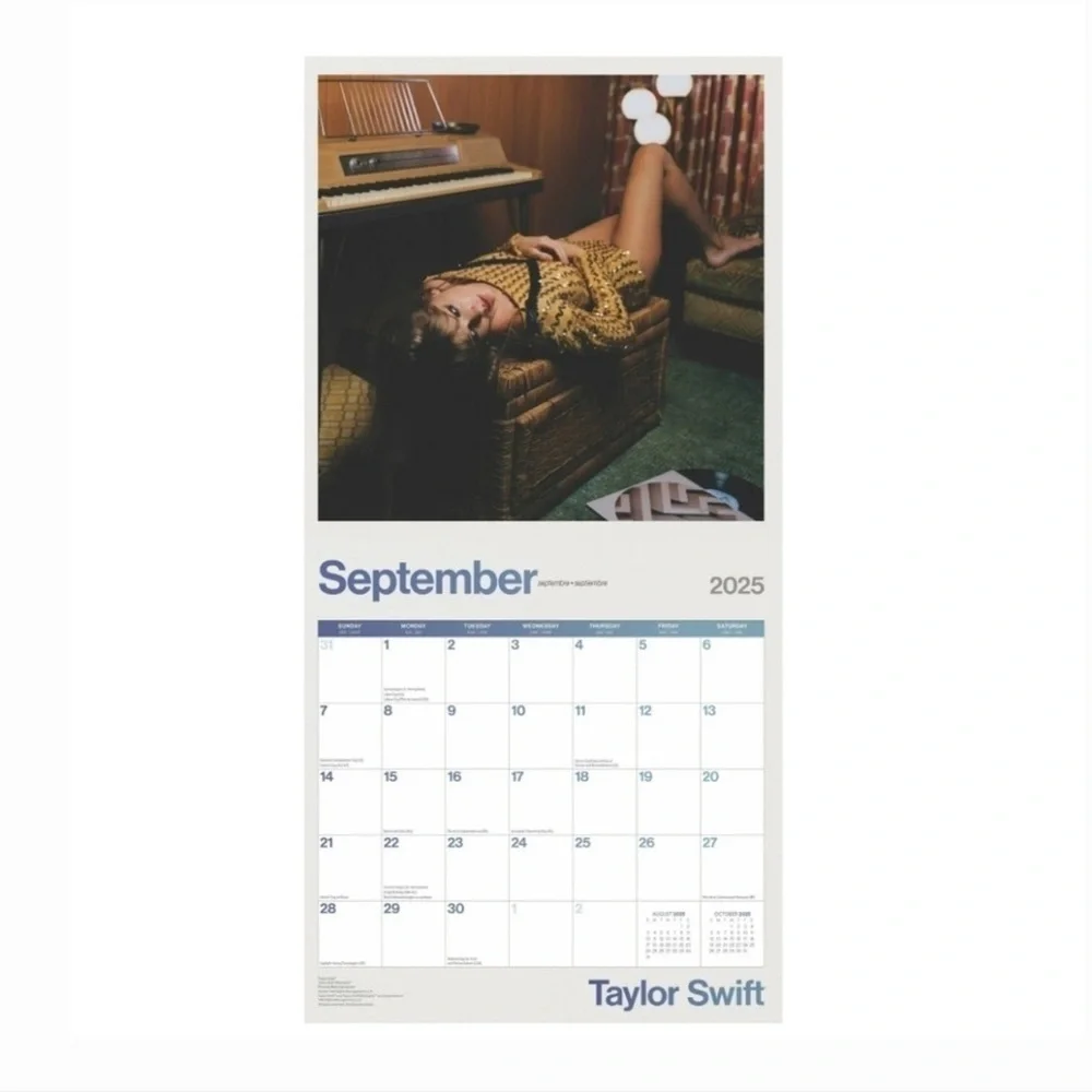 Taylor Swift 2025 18-Month Calendar Jul 24’ to Dec 25’