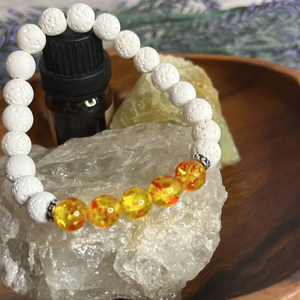 N/A amber beads
