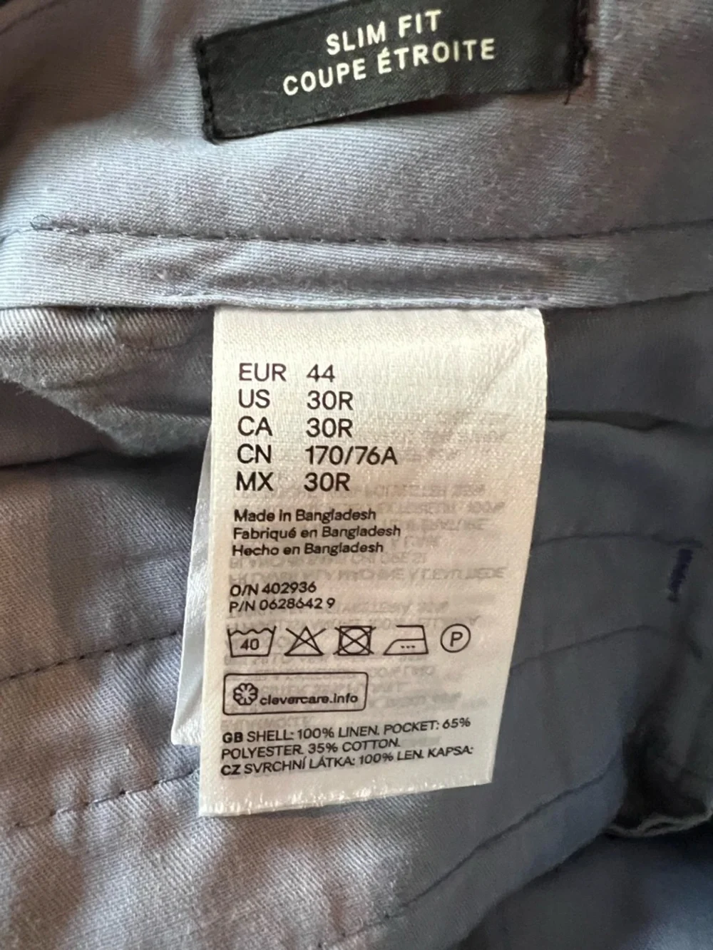 H&M lightweight linen
