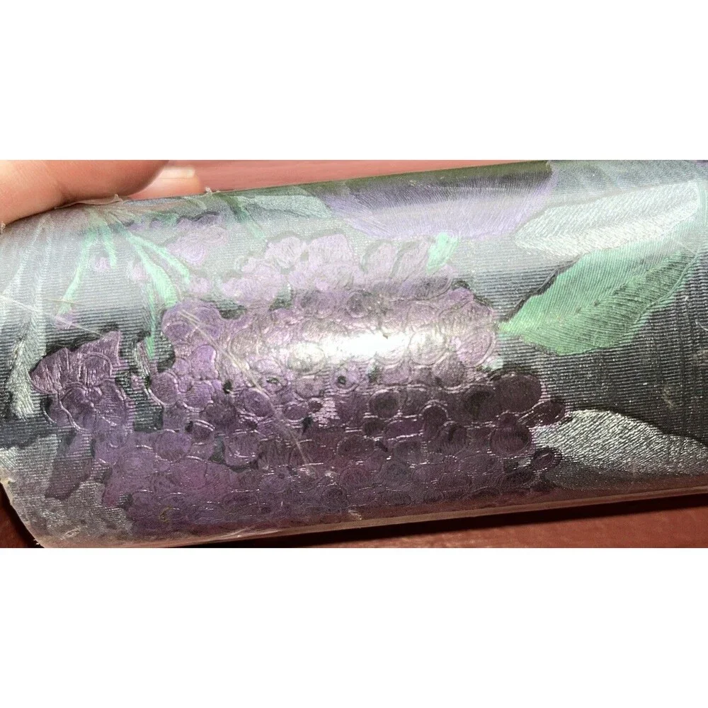 Double Bolt Borden Wallpaper In Dark Purples And Greens Light Reflective