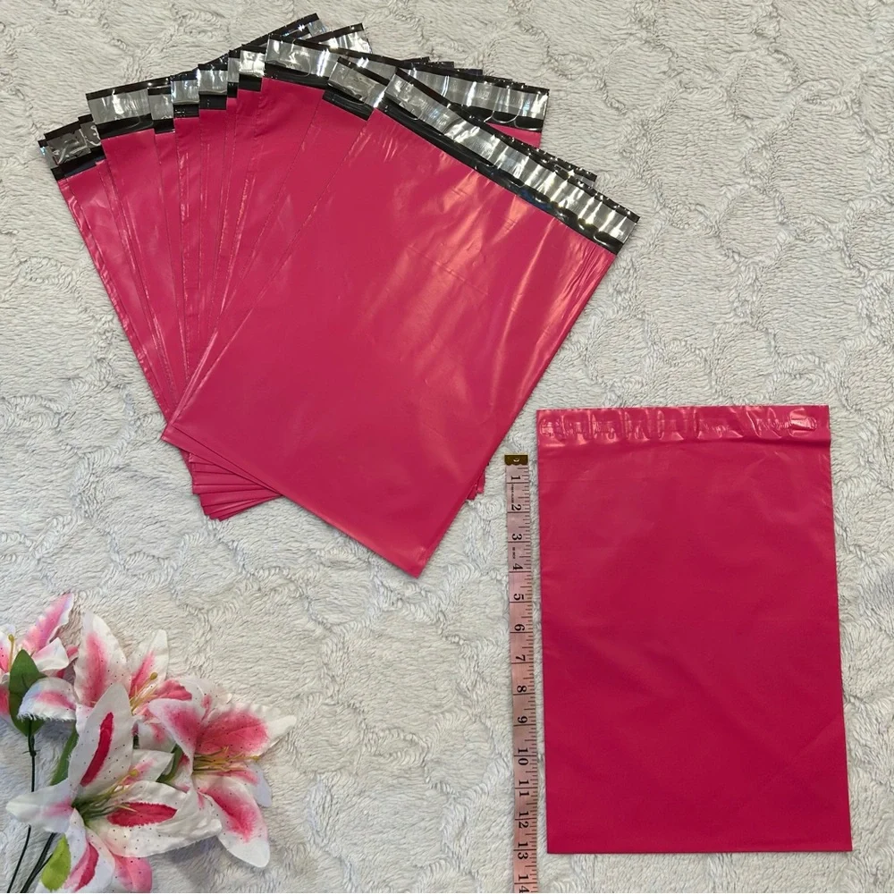 25ct 10x13 Vibrant Pink Polymailer Shipping Bags