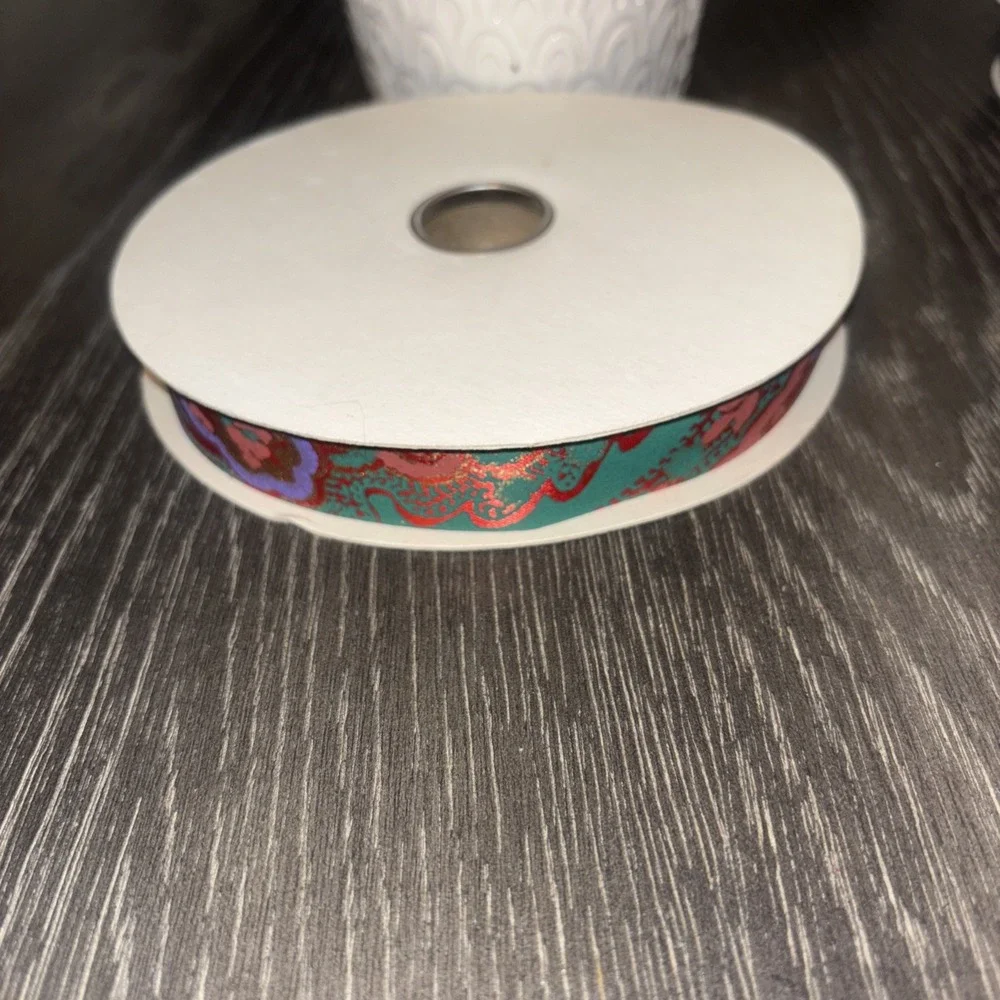 vintage satin ribbon 1‎ Inch Colorful Design