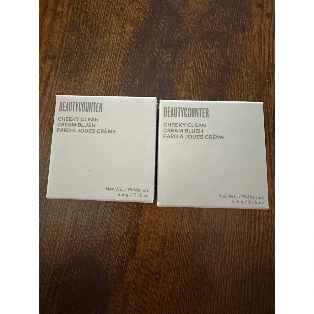 Beautycounter Cheeky Clean Cream Blush Lot of 2 Goji Bright Pink Red NIB 0.15oz