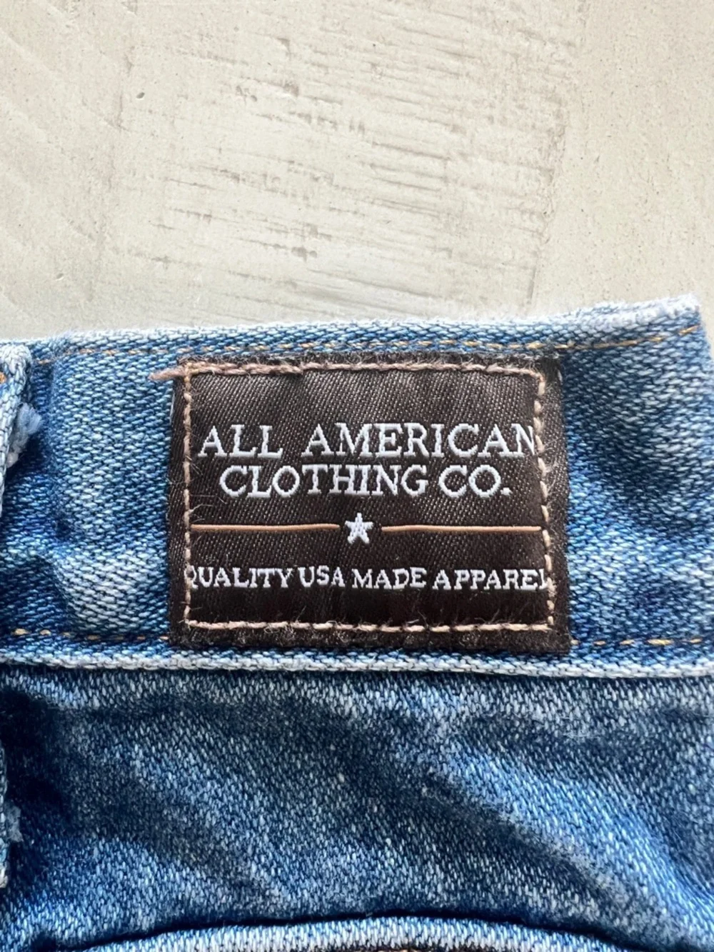 All American Clothing Co. Men's 32x32 Blue Relaxed fit Straight Jeans
