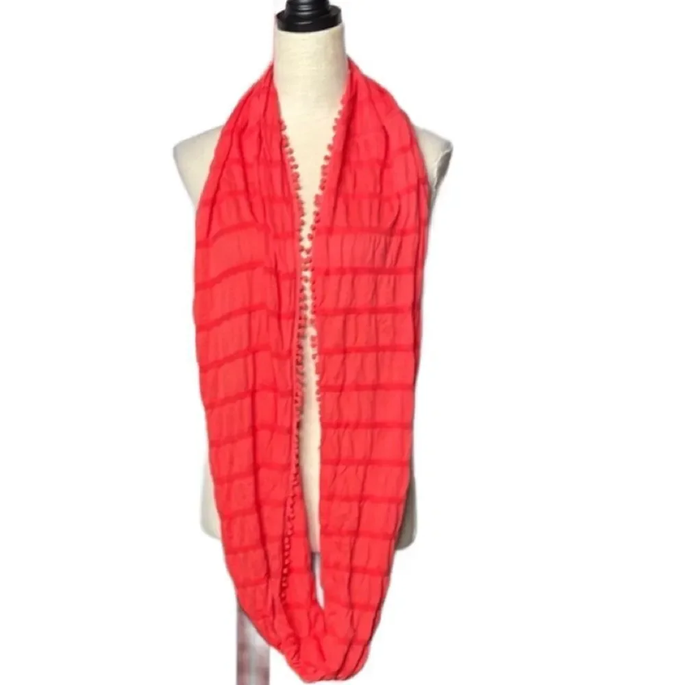 J. Crew Coral Colored Women's Infinity Scarf (One Size)