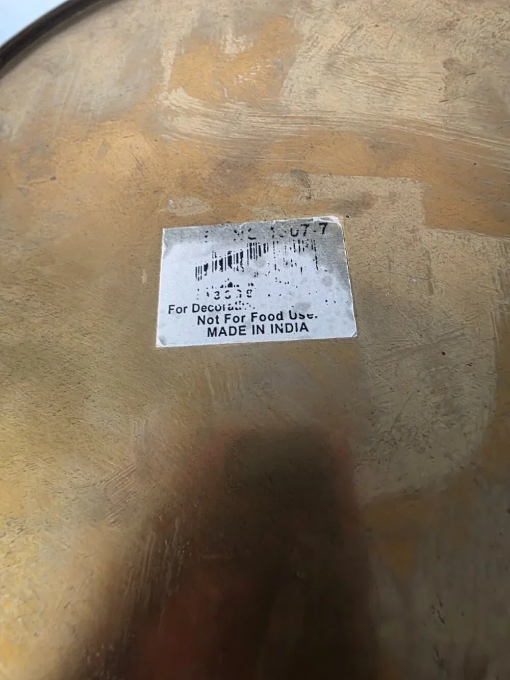 N/A hammered brass