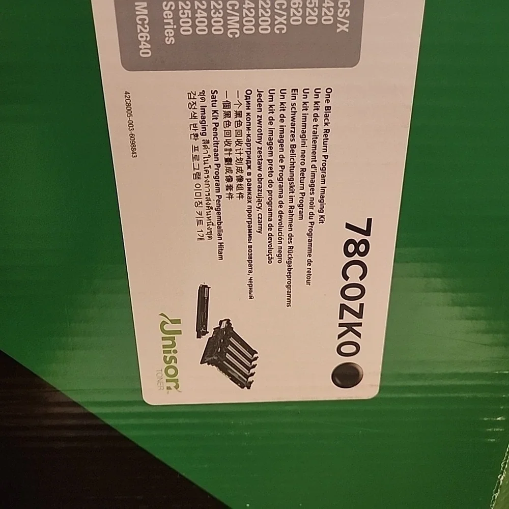 Lexmark 78c0zk0 black