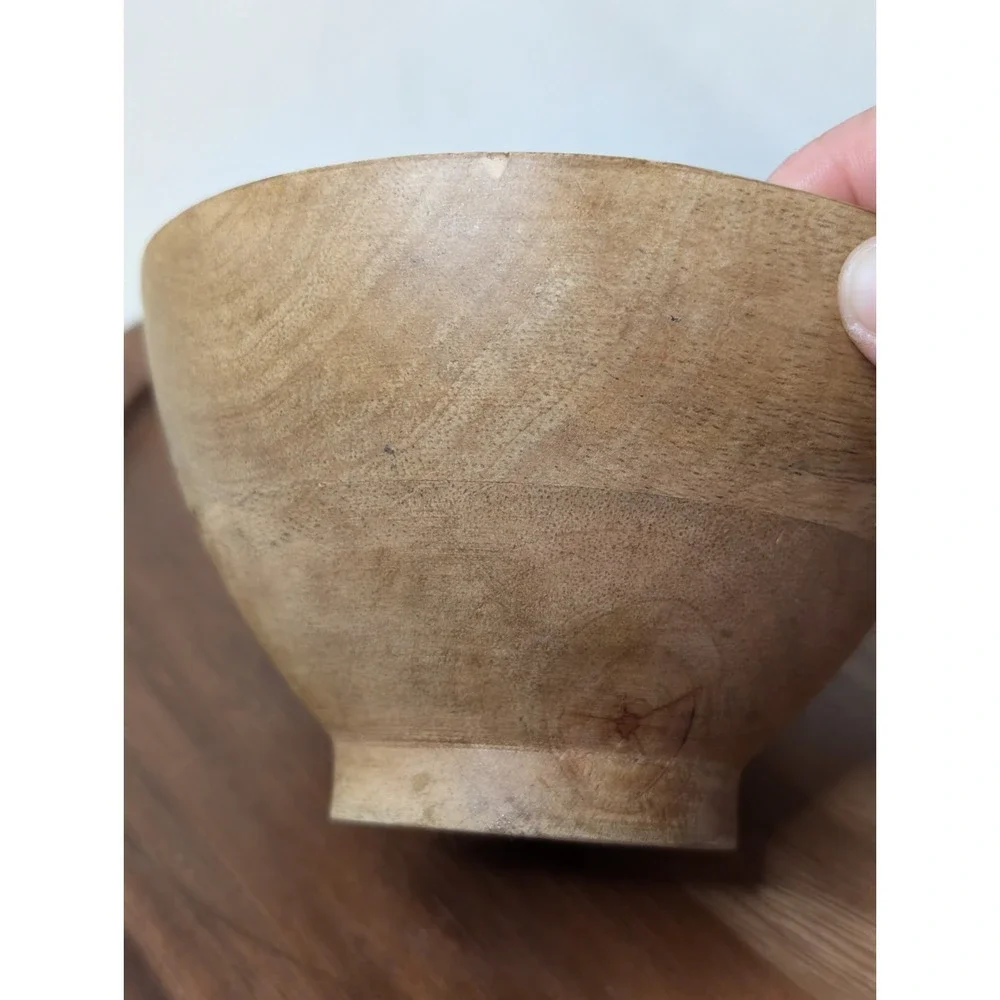 Fall Pumpkin Themed Wooden Outside Bowl Trinket‎ Dish Home Decor