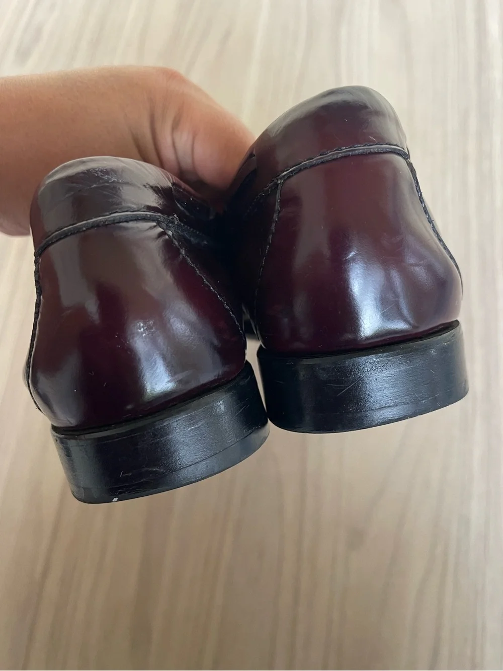 G.H. Bass & Co. polished burgundy