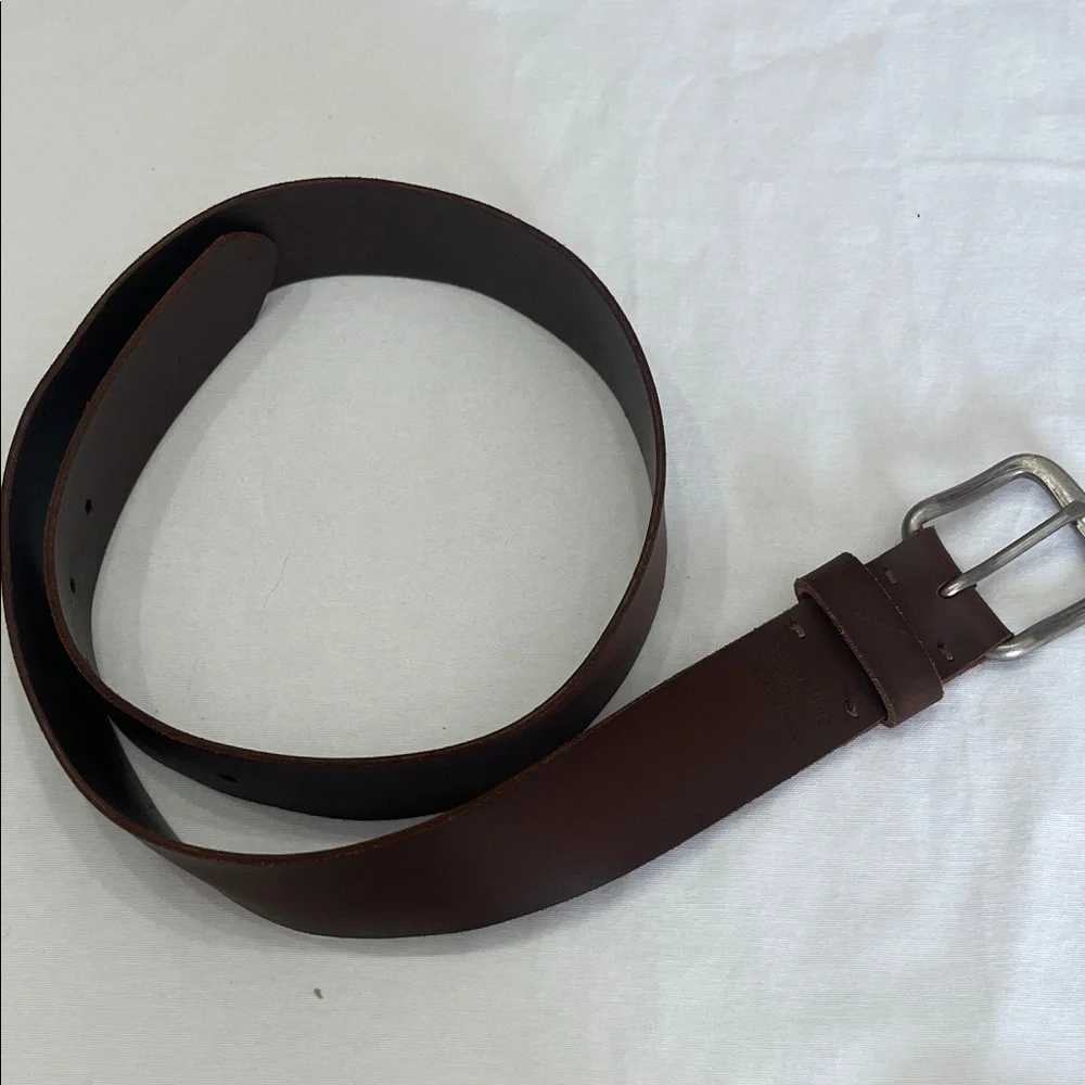Levi Strauss Signature Brown Leather Belt Men’s Size 34/35 1.5” Width
