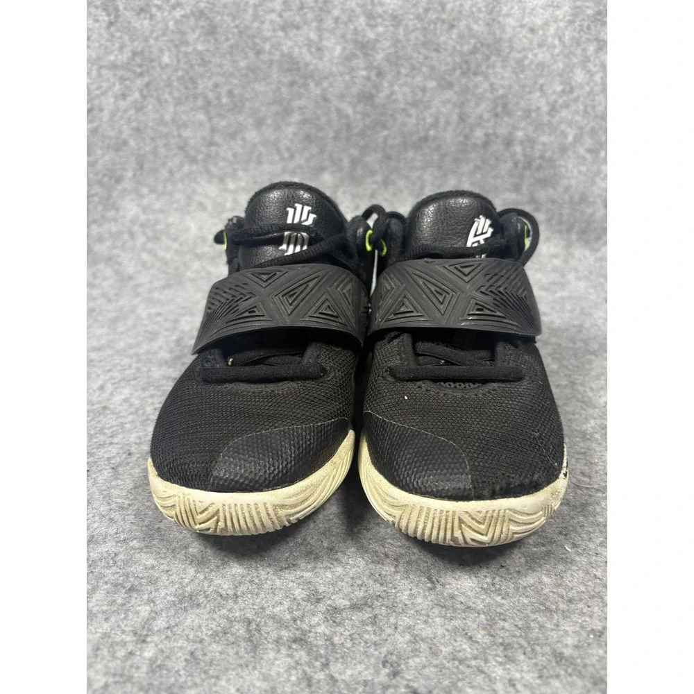 Nike Kyrie 6 Basketball Shoes 1Y Black Volt Midfoot Strap