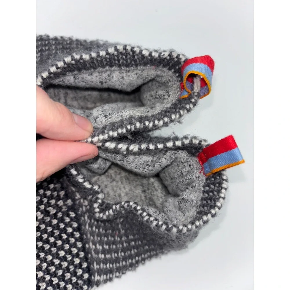 BOMBAS‎ Gripper Slippers Kids Kids Slipper Socks Gray House Shoe Youth Size 1-5