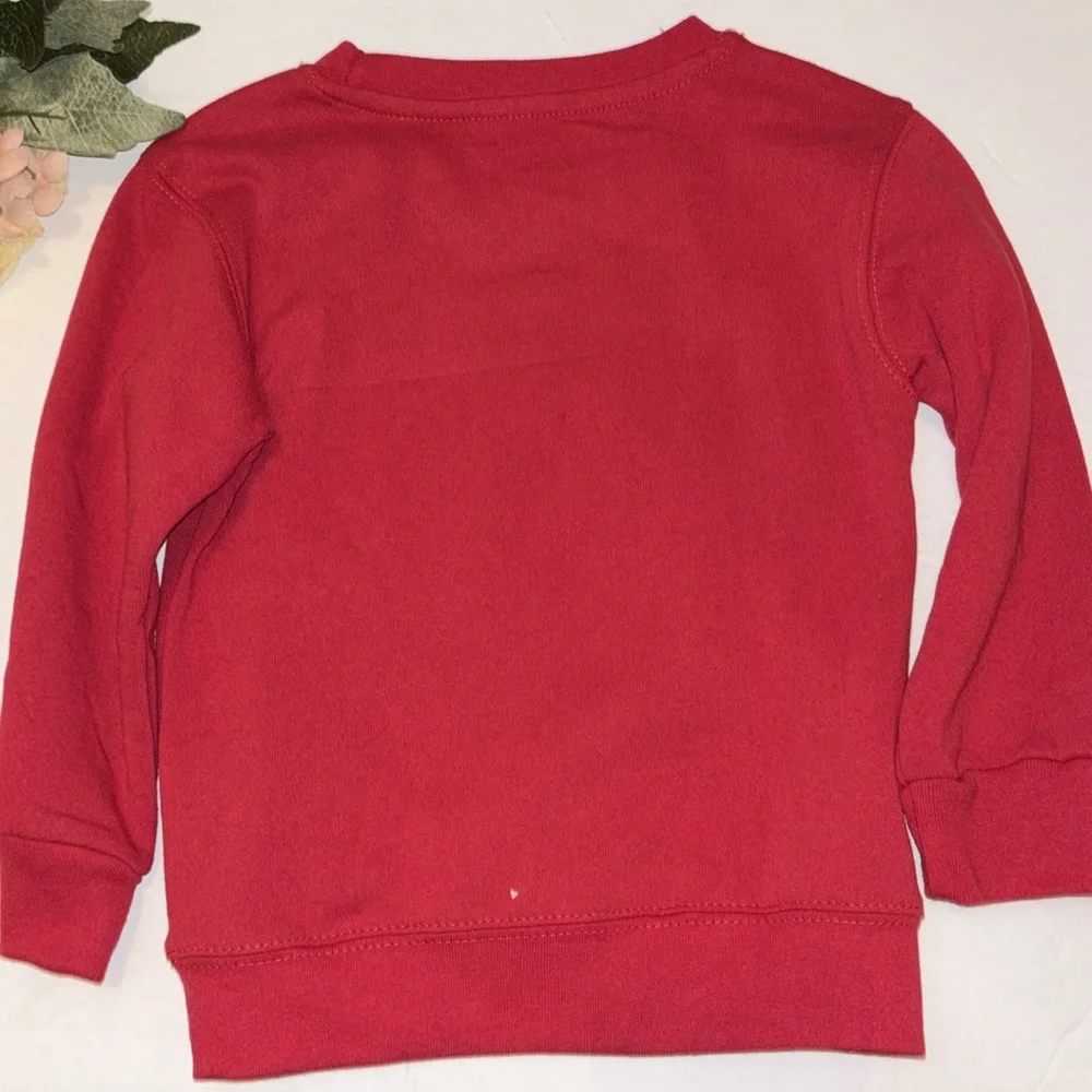 KING MOONRACER 4T Red Long Sleeve Sweatshirt Rudolph The Red Nose Reindeer