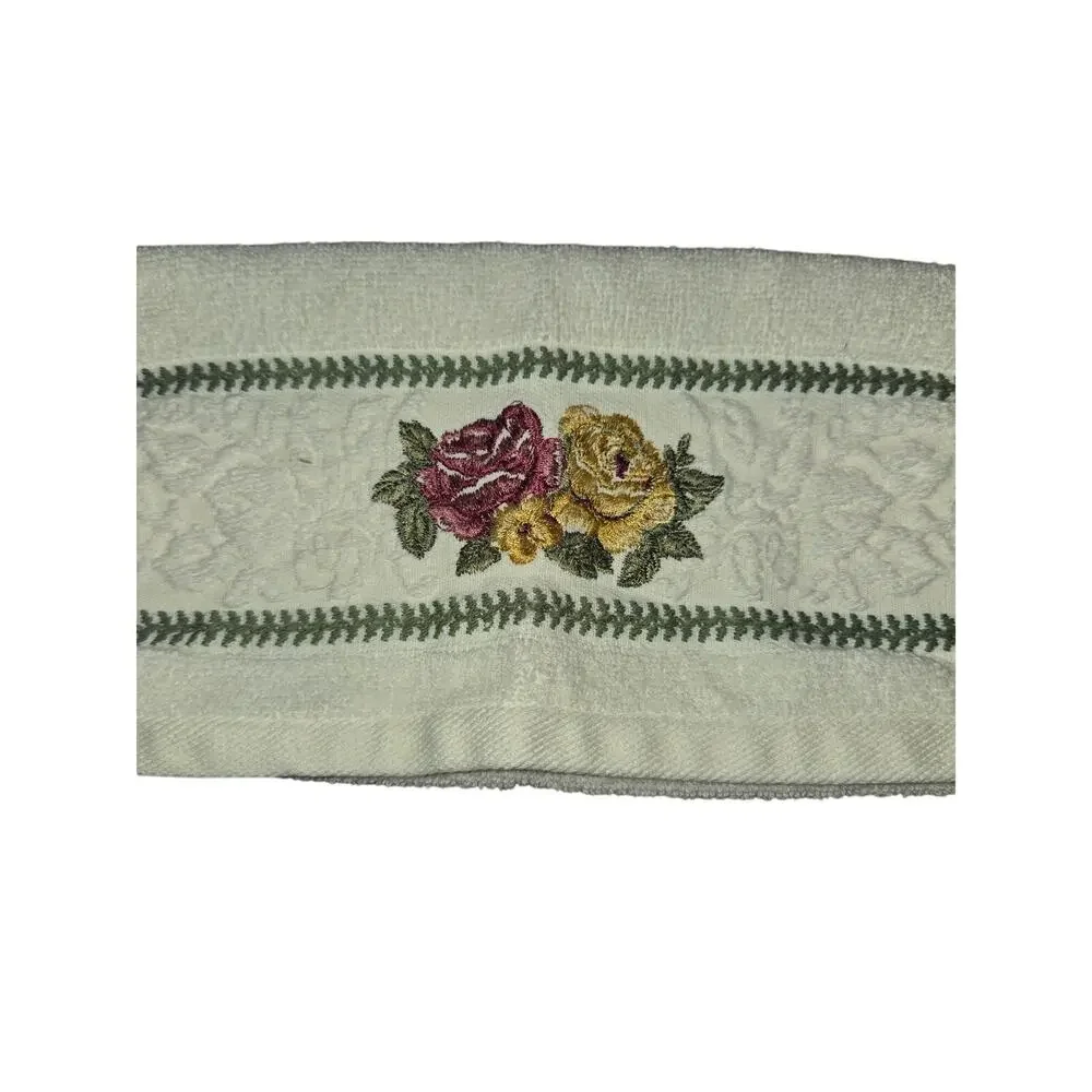 Waverly Garden Room Rose Cottage CoreTowel Hand Towel And Washcloth