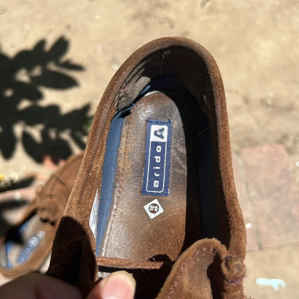 Arido Men's Brown Suede‎ Shoes men’s size 43/10