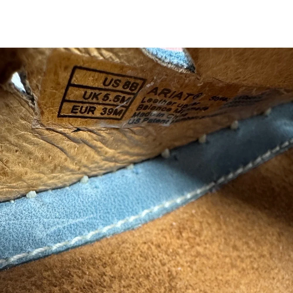 Ariat leather wedge